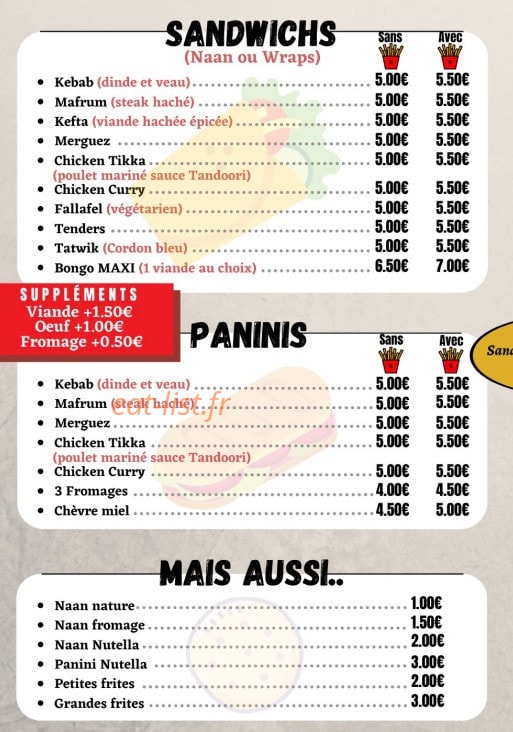 Bongo — carte page 3