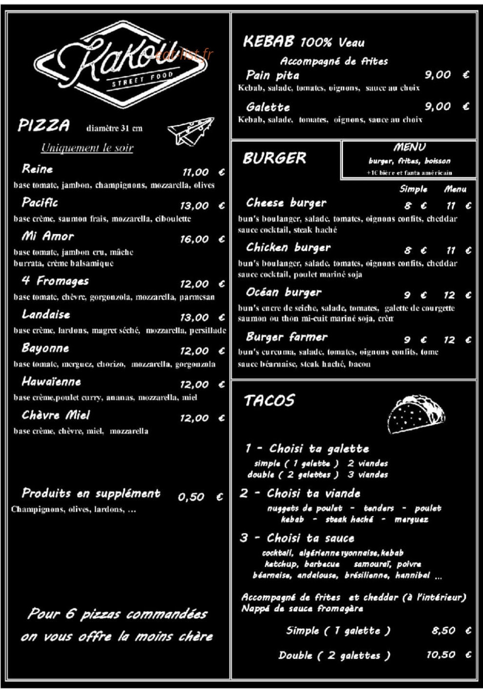 Kakou — carte page 1