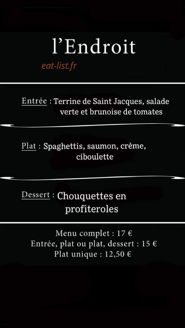 L'Endroit — carte page 1
