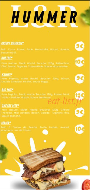 L&R Kitchen — carte page 2