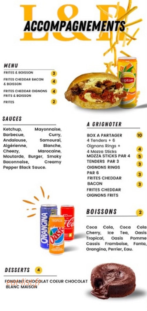 L&R Kitchen — carte page 5