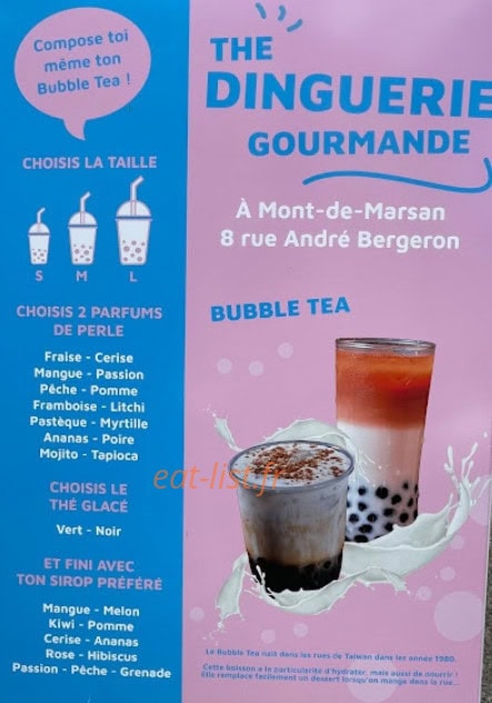 La Dinguerie Gourmande — carte page 2