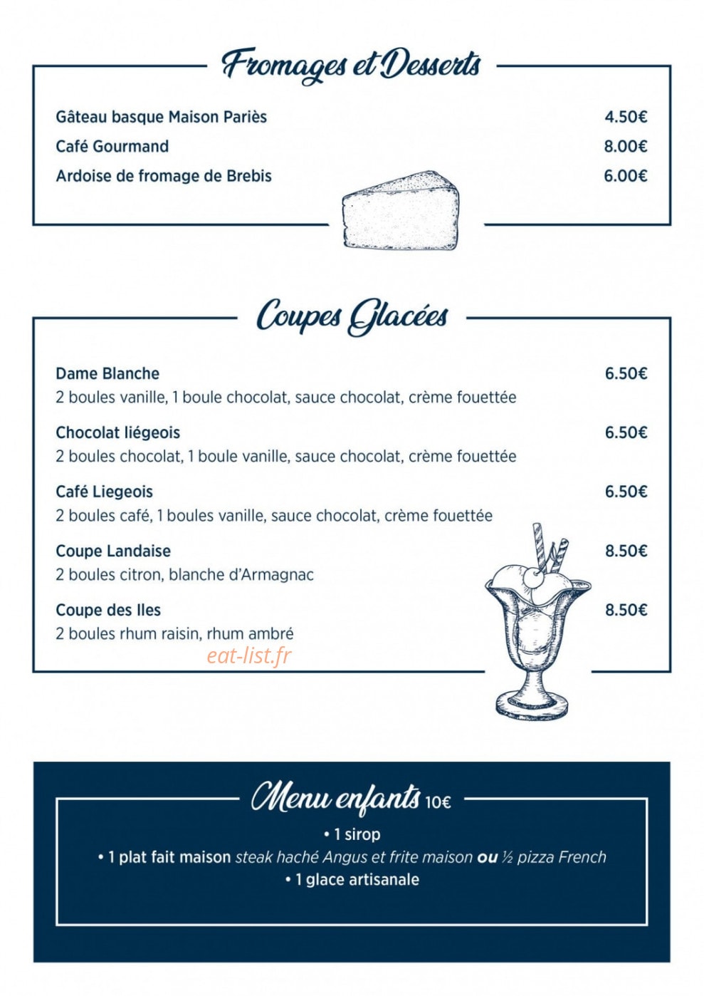 La Madeleine — carte page 4