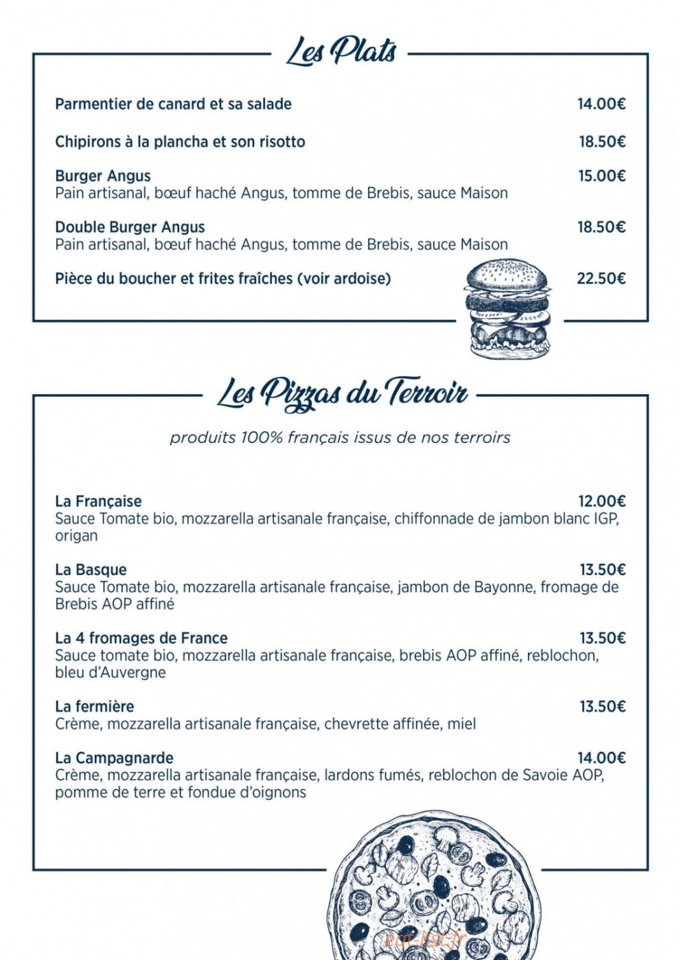 La Madeleine — carte page 3