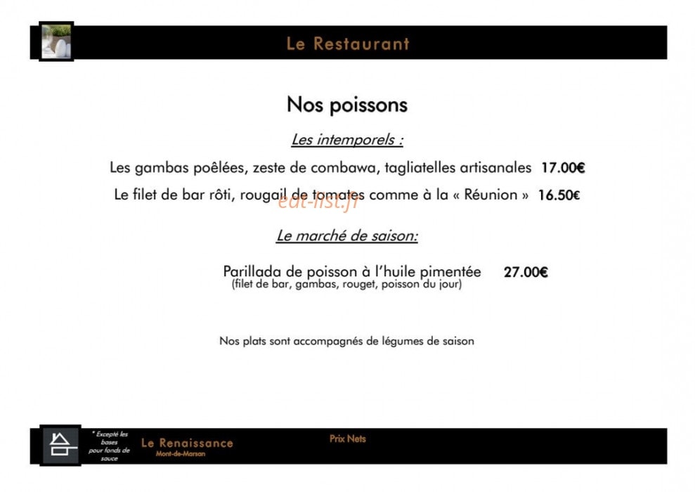 Le Renaissance — carte page 4