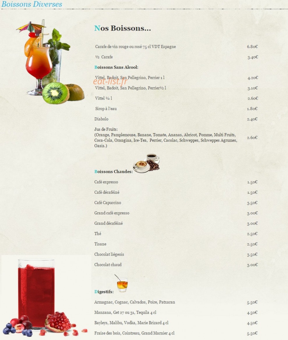 Le Zanchettin — carte page 4