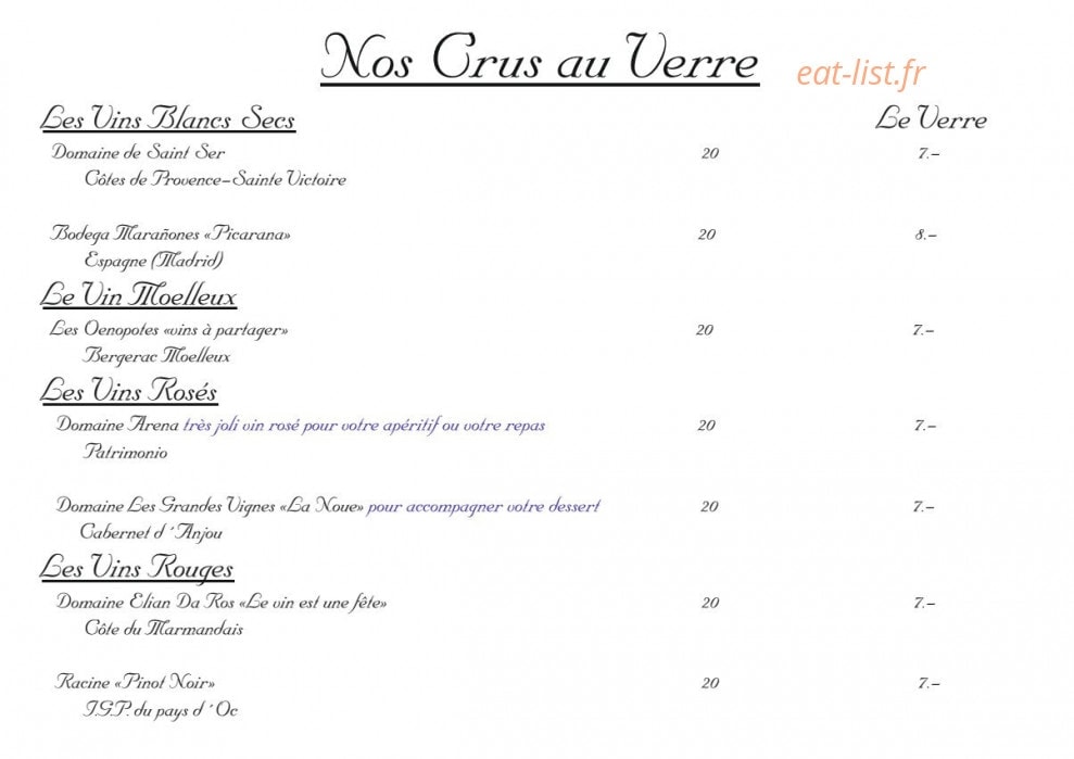 les Clefs d'Argent — carte page 5
