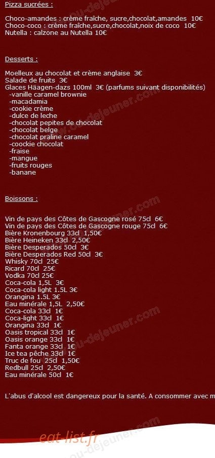 Mont de Pizza — carte page 3