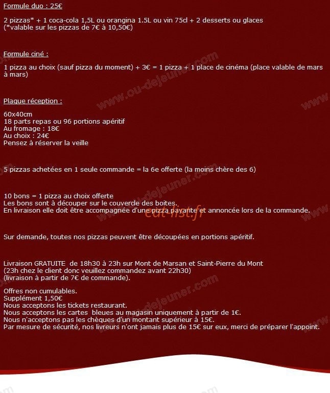 Mont de Pizza — carte page 2