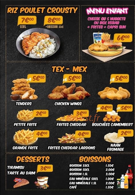 My Snack — carte page 4