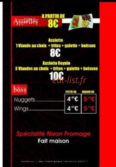 Spicy — carte page 2