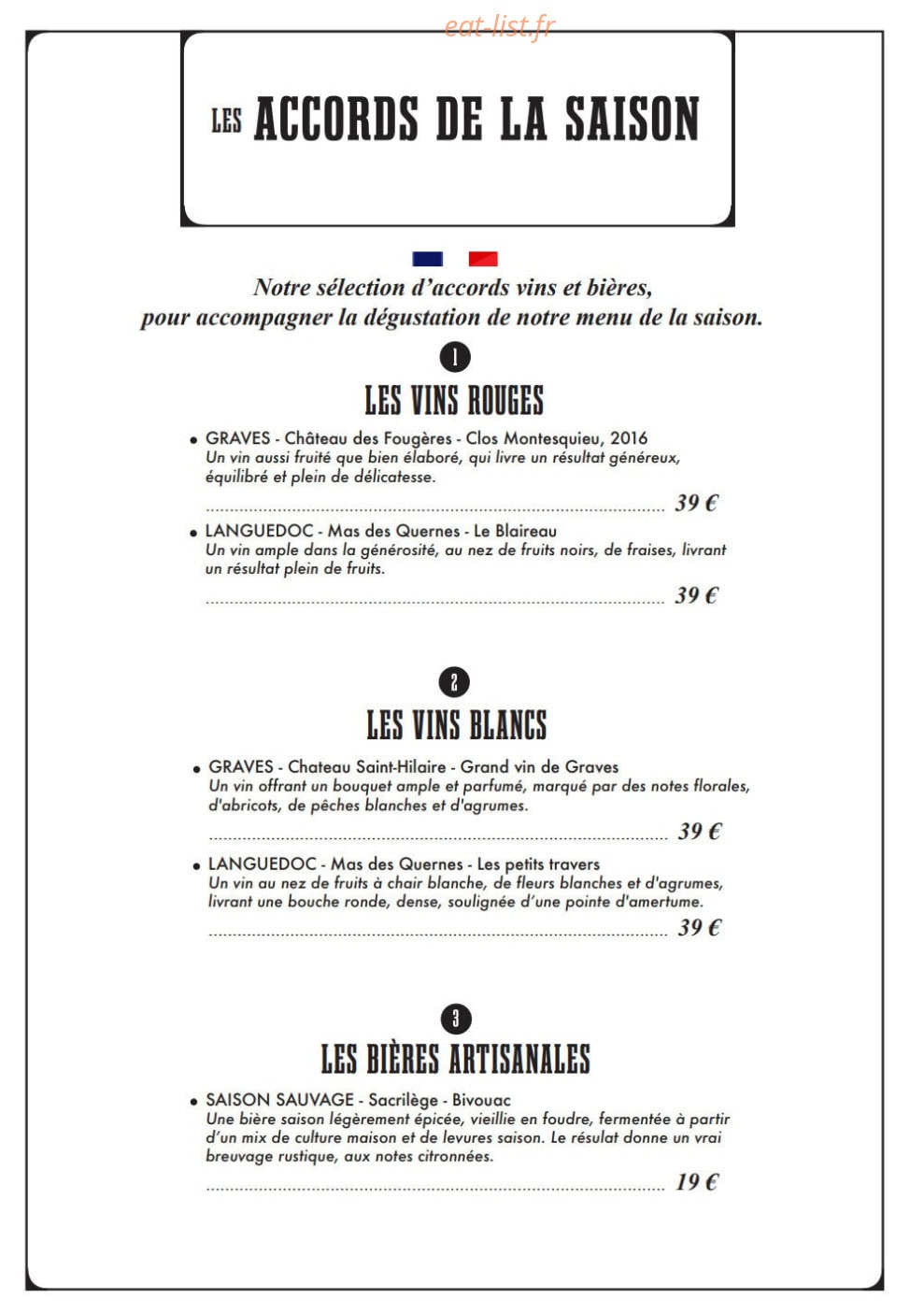 Chez Nous — carte page 4