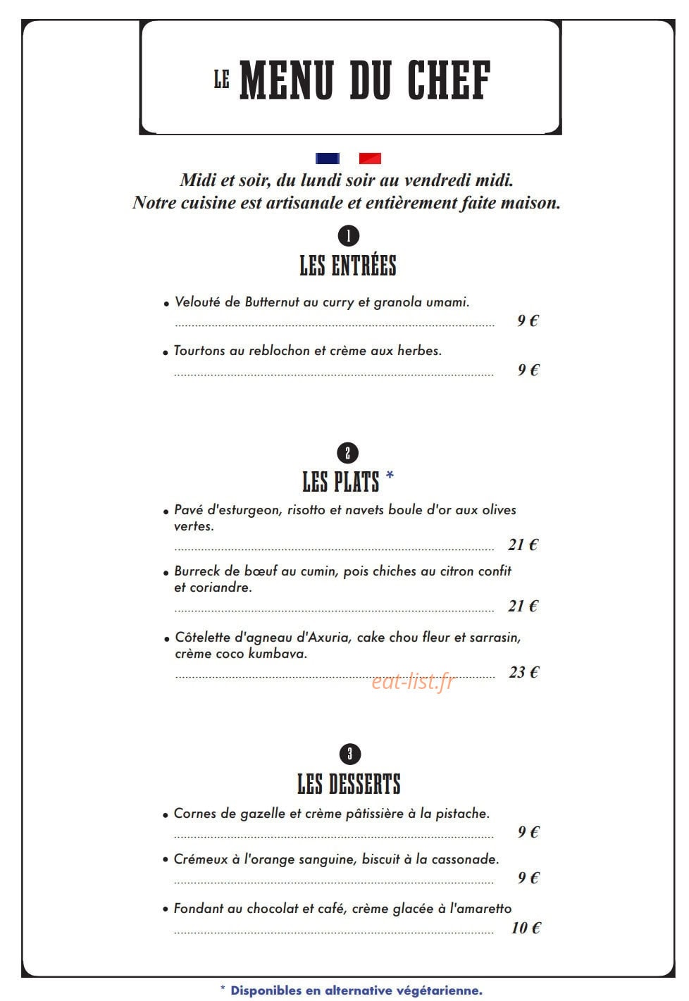 Chez Nous — carte page 3