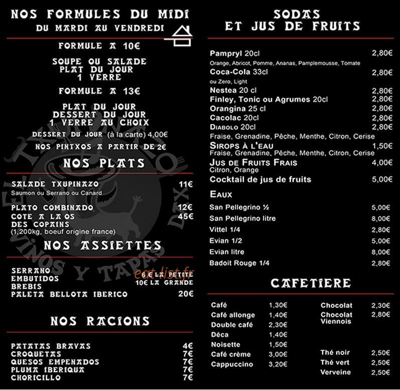 El Txupinazo — carte page 2