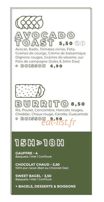 GreenKafe — carte page 4