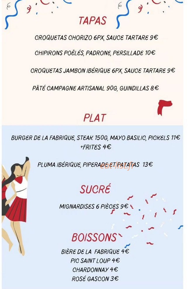 La Fabrique — carte page 2