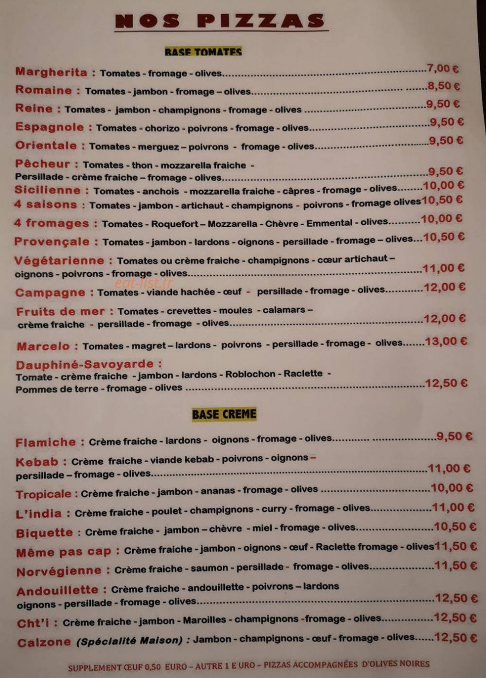 La main à la pâte chez Marcelo — carte page 2