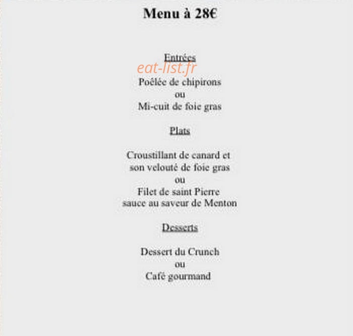 Le Crunch — carte page 1