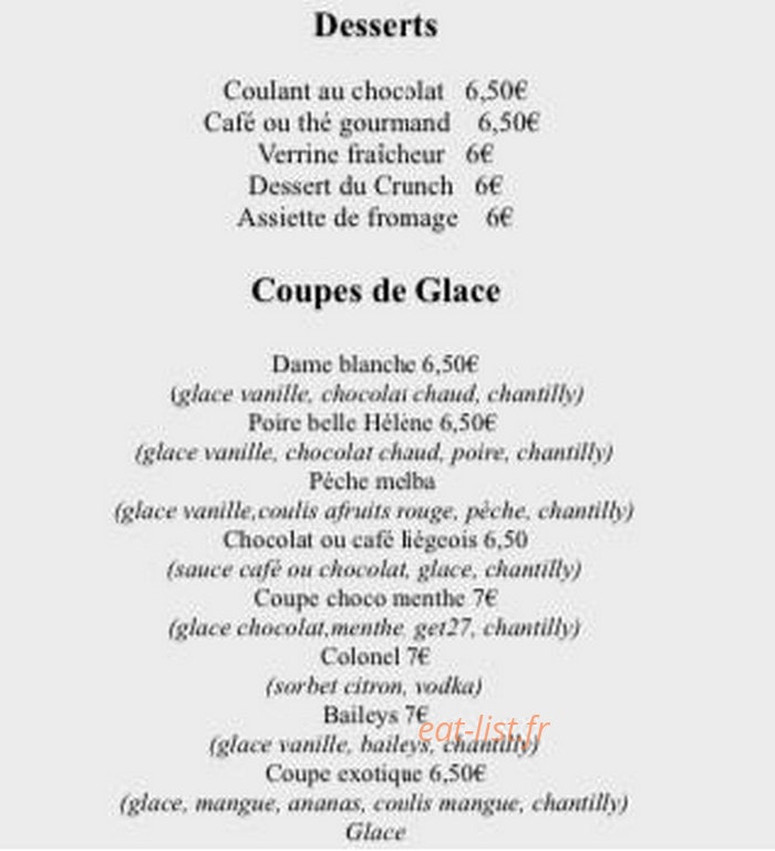 Le Crunch — carte page 6