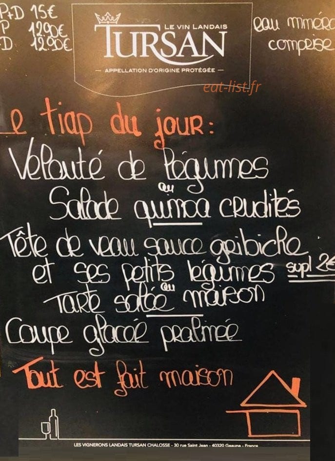 Le Tiap en Ville — carte page 1