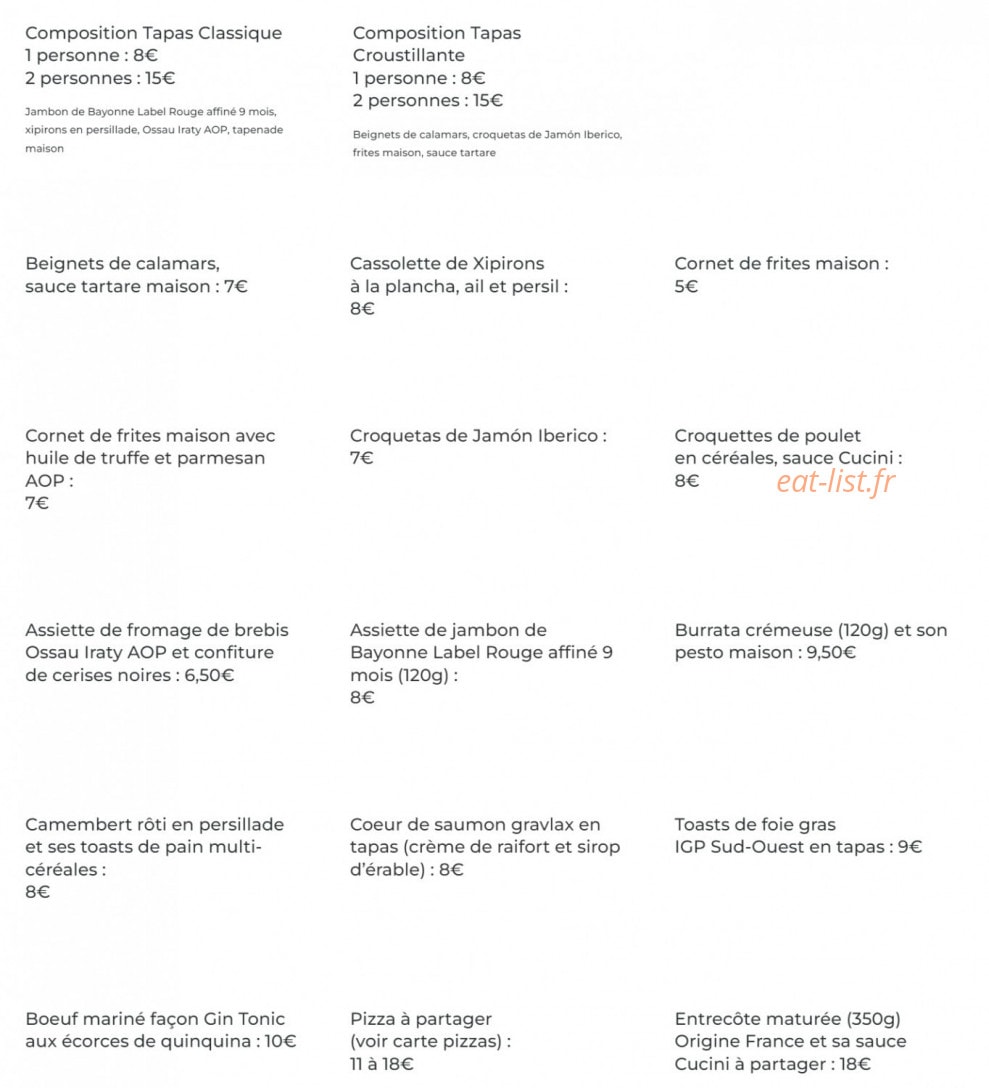 Mama Cucini — carte page 7