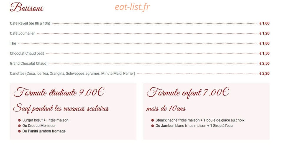 O'Charmilles — carte page 4