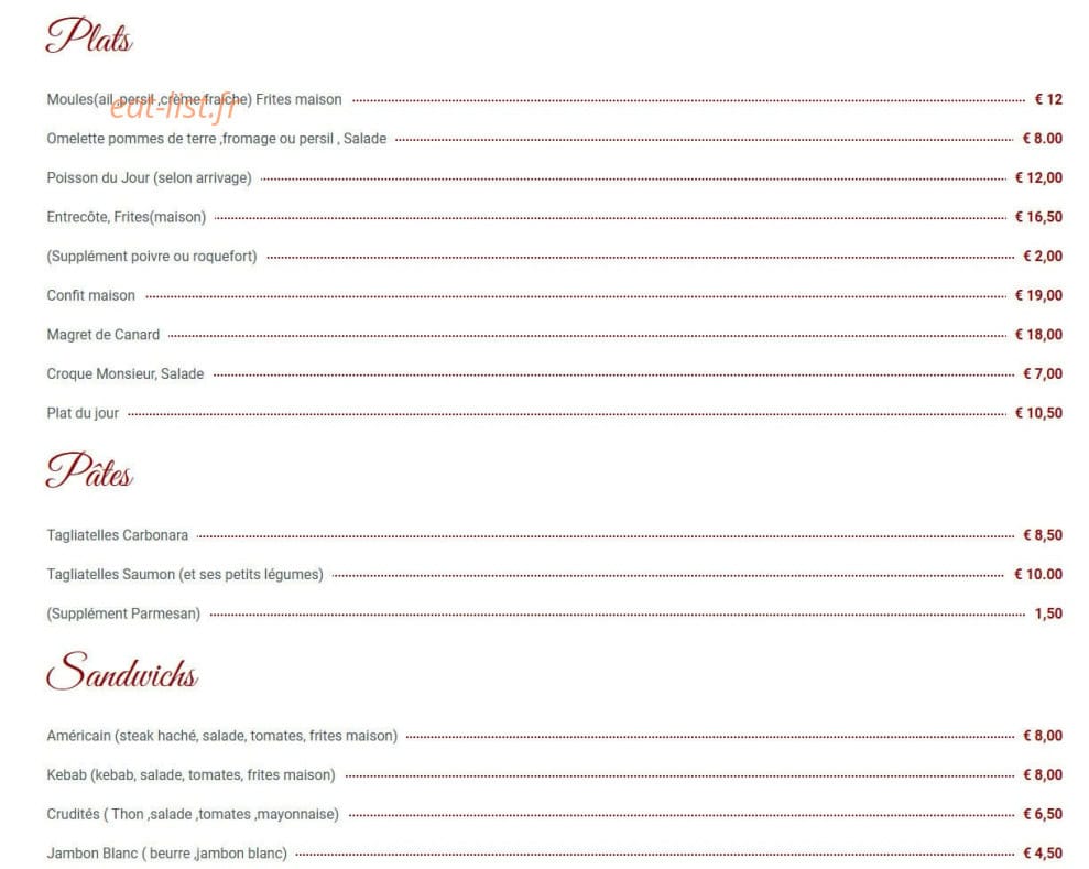 O'Charmilles — carte page 2