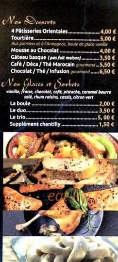 O'Saveurs — carte page 3