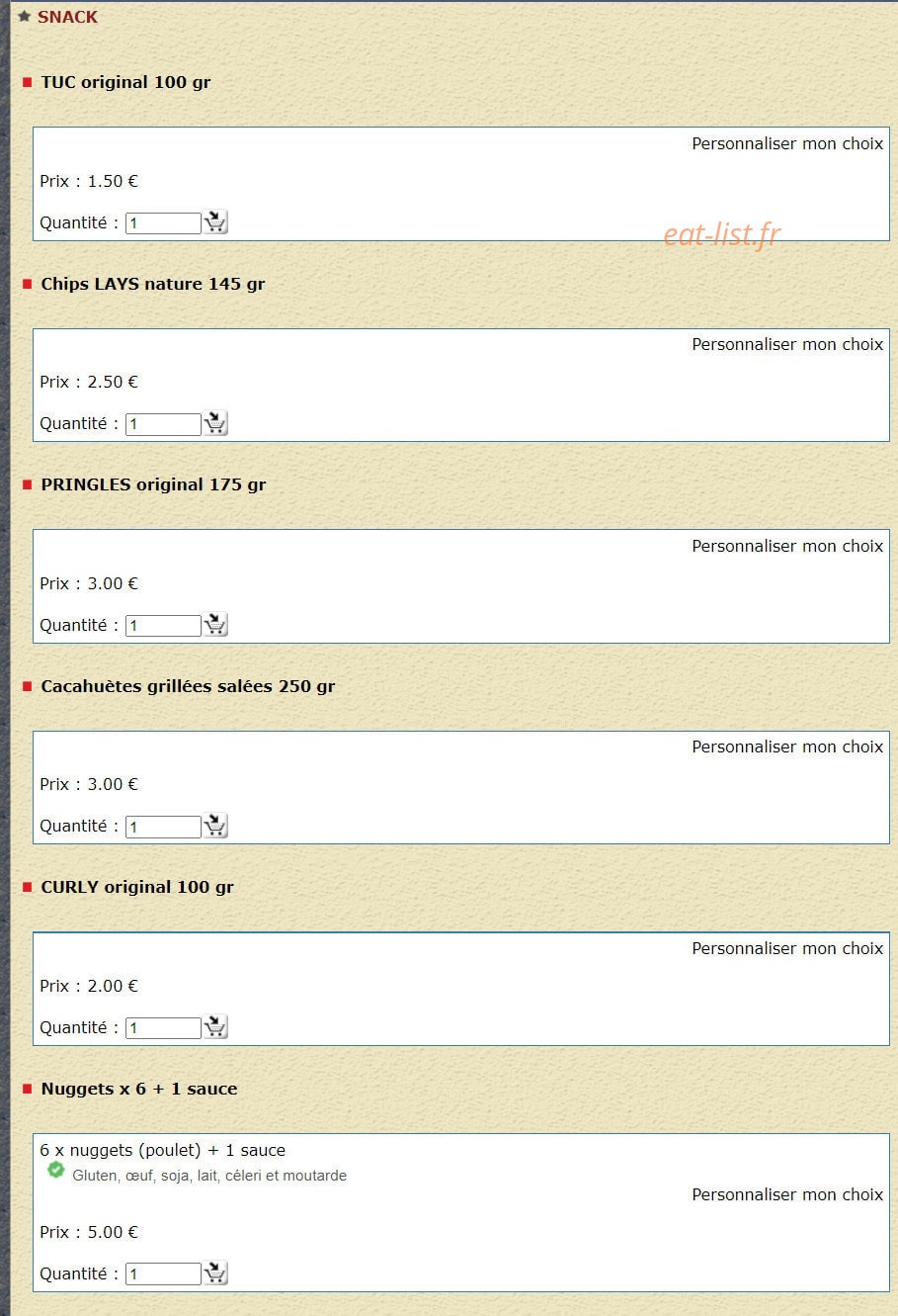 Pizza Toto — carte page 10