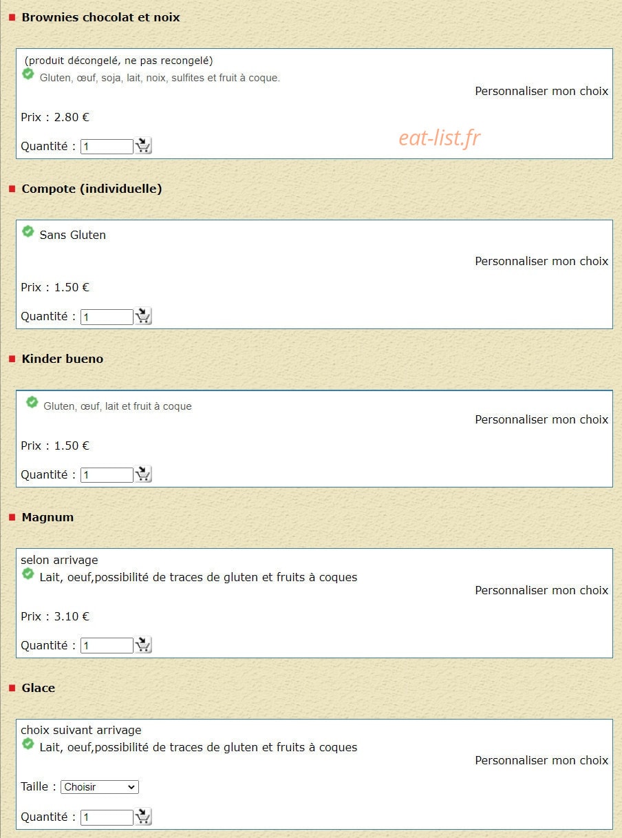 Pizza Toto — carte page 17