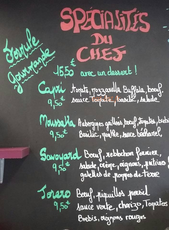 Street Food Landes — carte page 1