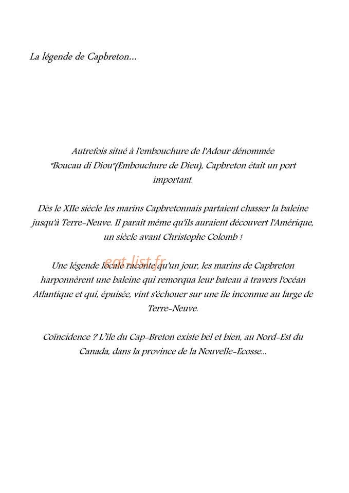 Baya — carte page 6
