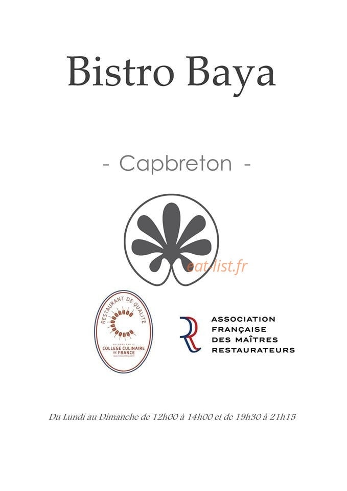 Baya — carte page 1