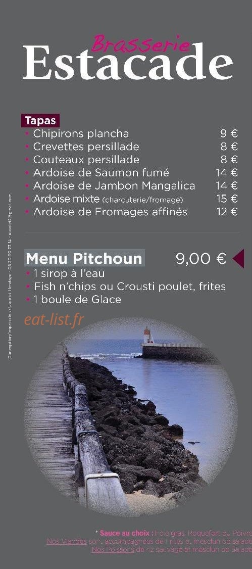 estacade — carte page 1
