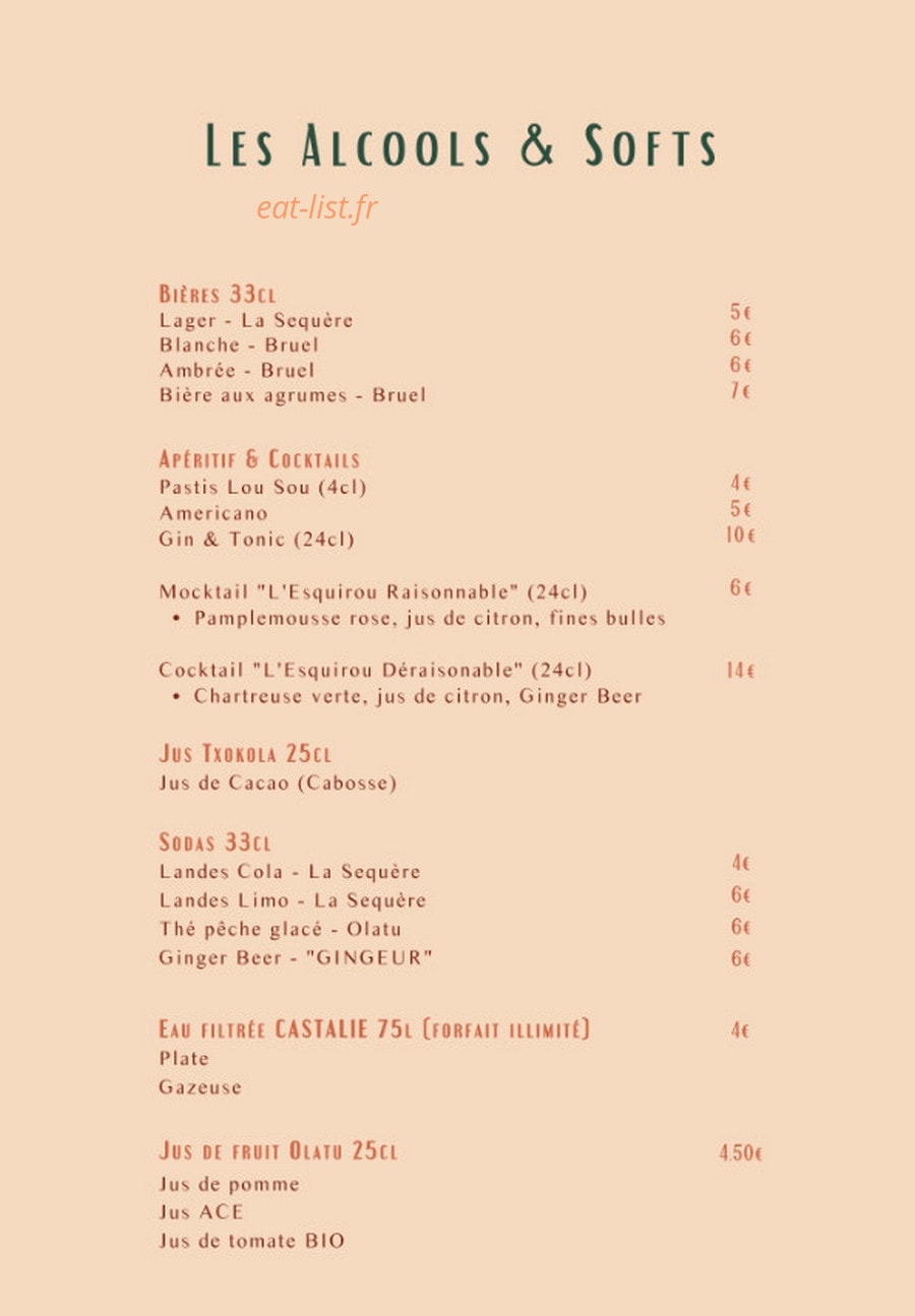 L'Esquirou — carte page 4
