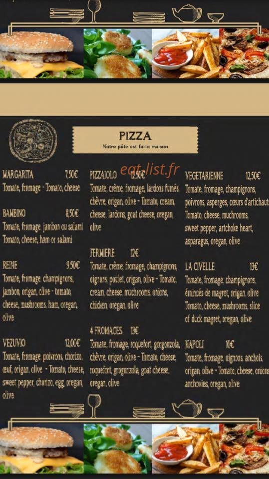Le Cap'eat'N — carte page 1