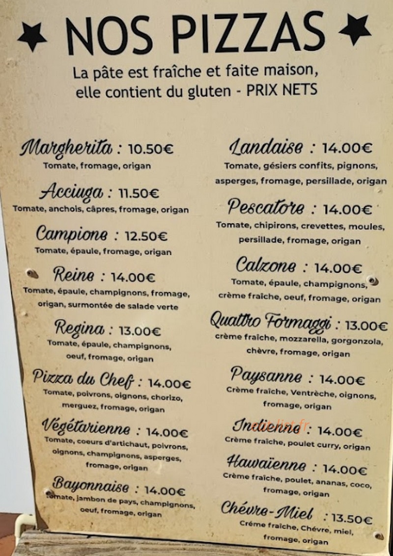 Le Grand Large — carte page 1