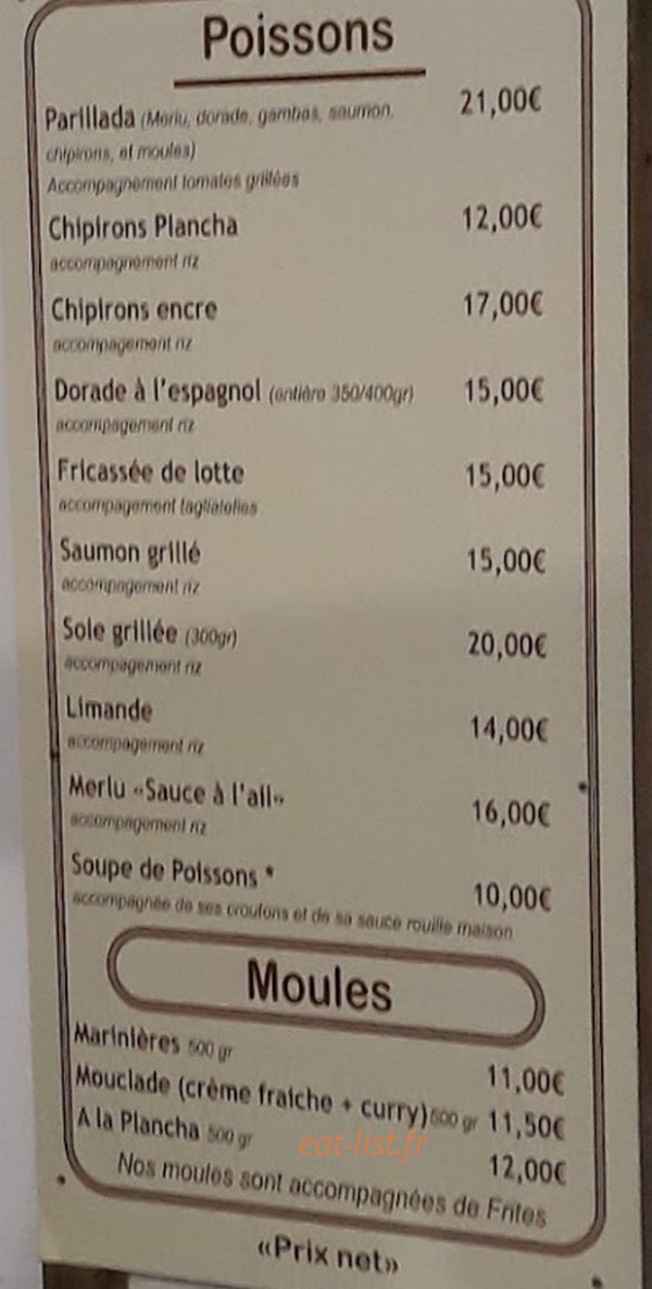 Le Grand Large — carte page 2
