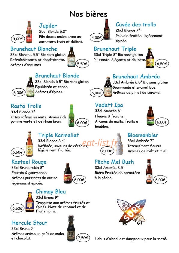 Le Spot — carte page 8