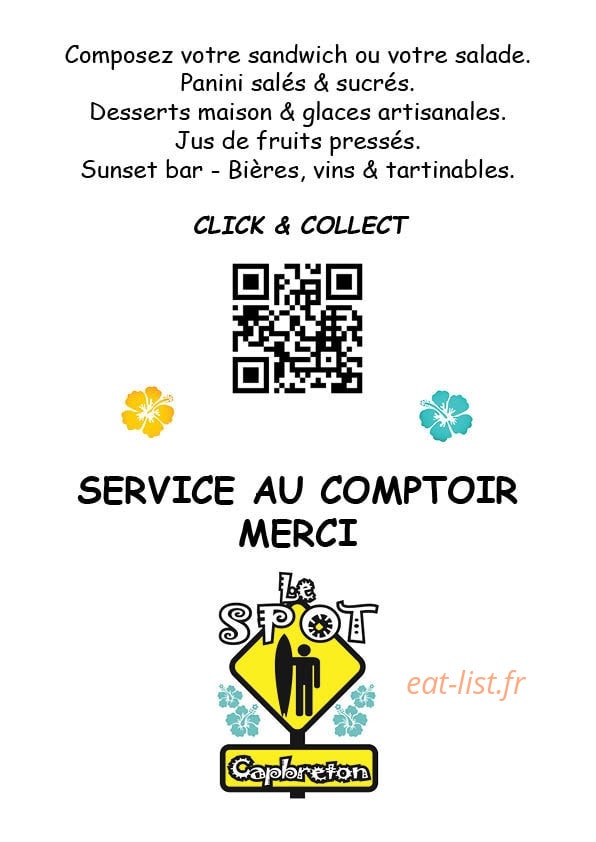 Le Spot — carte page 1
