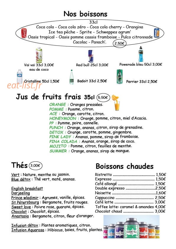 Le Spot — carte page 6