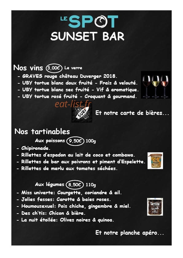 Le Spot — carte page 7