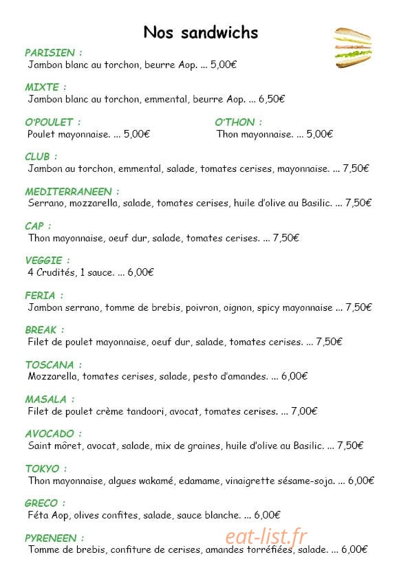 Le Spot — carte page 3