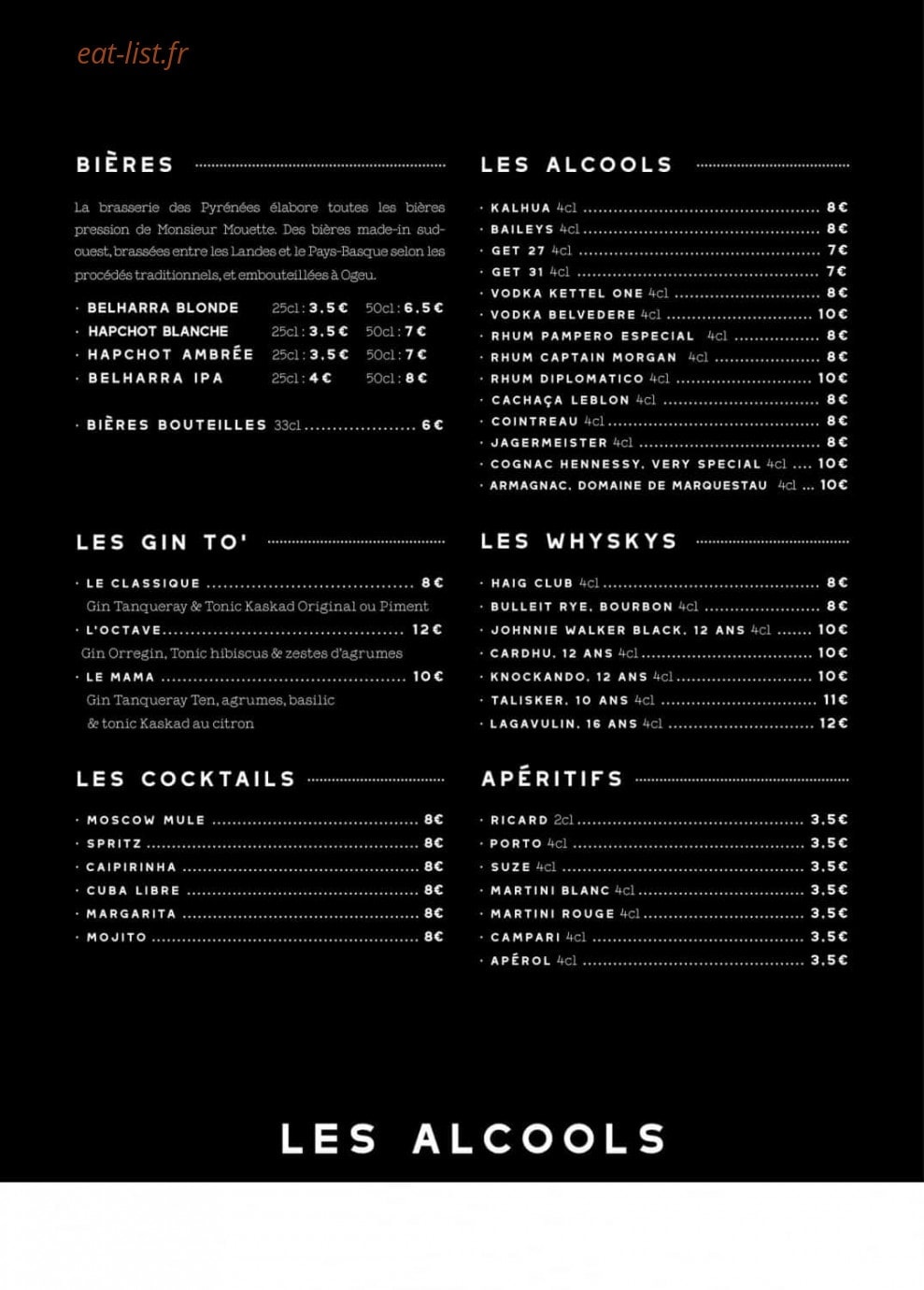 Monsieur Mouette — carte page 4