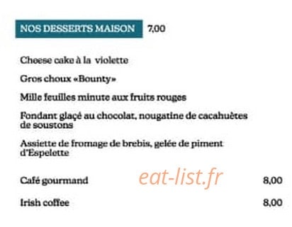 Ô Rendez-Vous — carte page 4