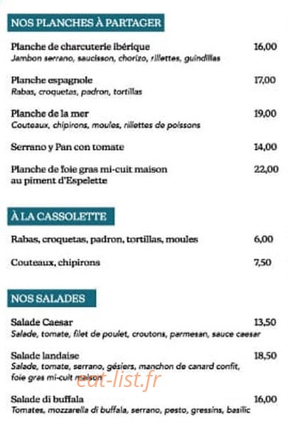Ô Rendez-Vous — carte page 1