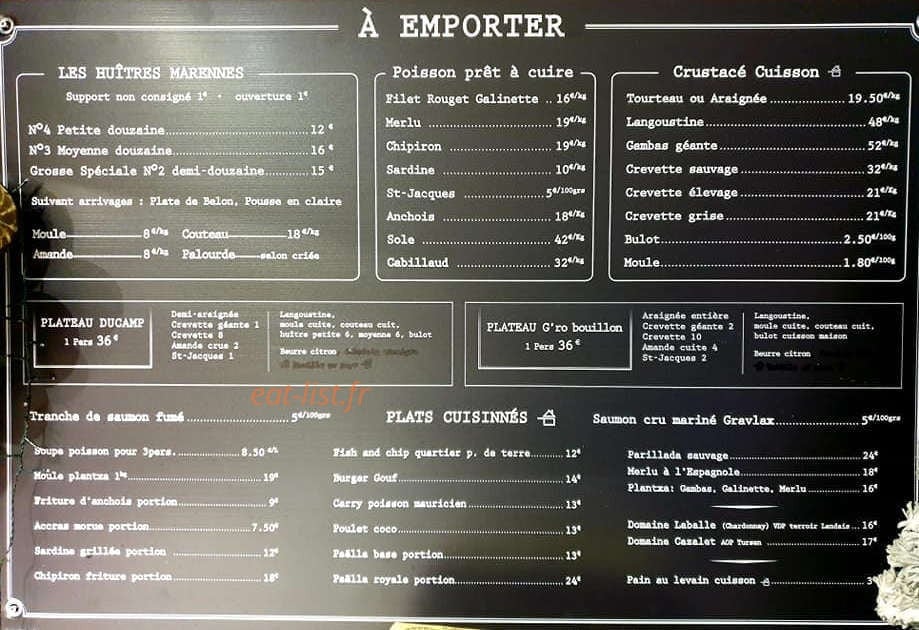 Pêcherie Ducamp — carte page 1