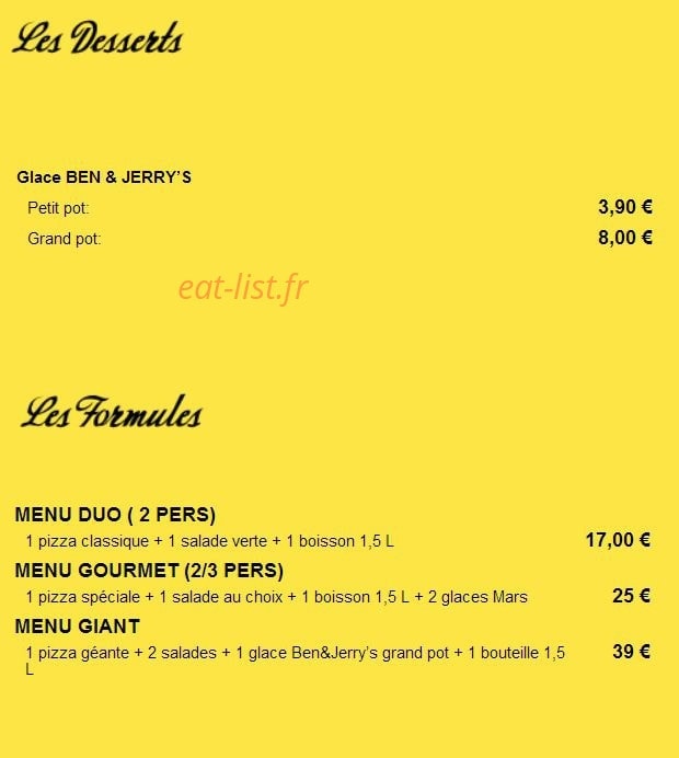 Pizza Rezzo — carte page 5