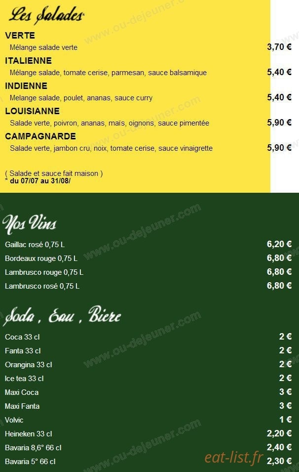 Pizza Rezzo — carte page 4