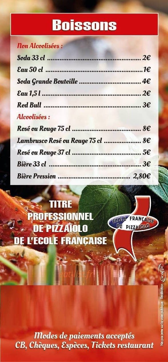 Milana'pizza — carte page 6